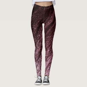 Schokolade zu Garnet Red zu Pastel Pink Ombre Leggings