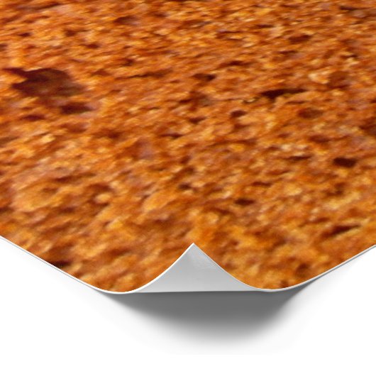 Schokolade Zucchini Brot Poster (Ecke)