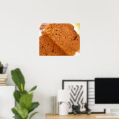 Schokolade Zucchini Brot Poster (Heimbüro)