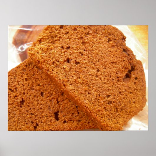 Schokolade Zucchini Brot Poster (Vorne)