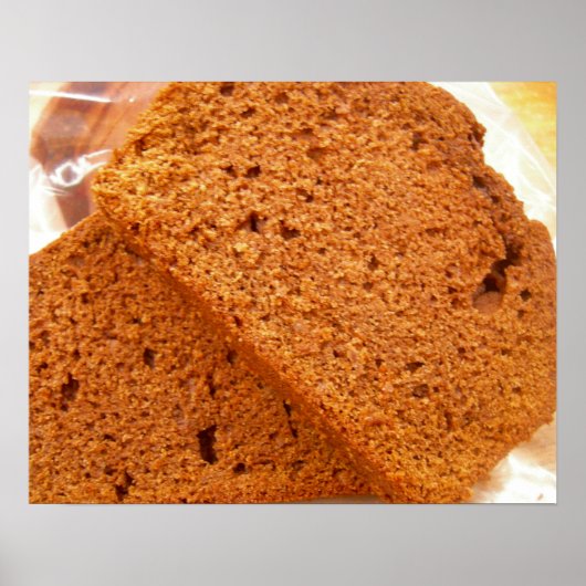 Schokolade Zucchini Brot Poster (Vorne)