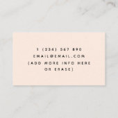 Schokolade Zuckerguss Chocolatier Elegant Nachtisc Visitenkarte (Rückseite)