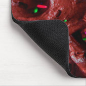 Schokolade Zuckerguss und Sprinklen personalisiere Mousepad (Ecke)