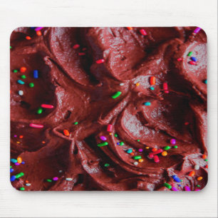 Schokolade Zuckerguss und Sprinklen personalisiere Mousepad