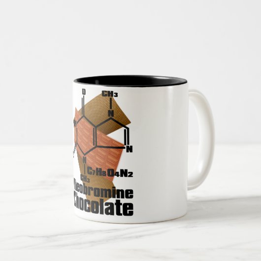 Schokolade Zweifarbige Tasse (VorderseiteRechts)