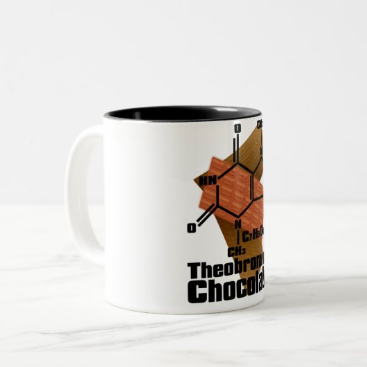 Schokolade Zweifarbige Tasse (Vorderseite Links)