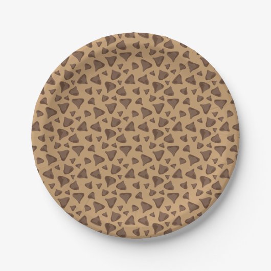 Schokoladechip Pappteller (Vorderseite)