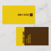 Schokoladen-Banane Visitenkarte (Vorne/Hinten)