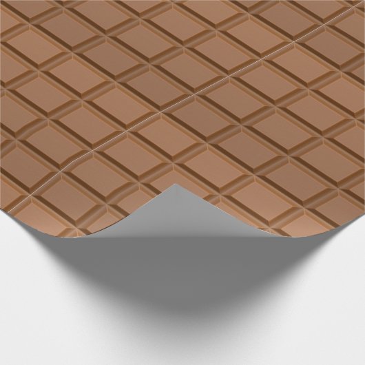Schokoladen-Bar Geschenkpapier (Ecke)