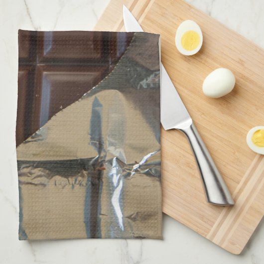 Schokoladen-Bar Geschirrtuch (Viertel Falte)