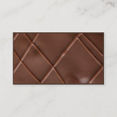 Schokoladen-Bar Visitenkarte (Rückseite)