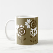 Schokoladen-Blumen Kaffeetasse (Links)