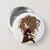 Schokoladen-Button Button (Vorne & Hinten)