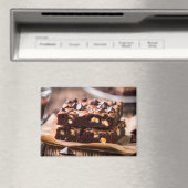 Schokoladen-Chip-Brownies Magnet (In Situ (Geschirrspüler))