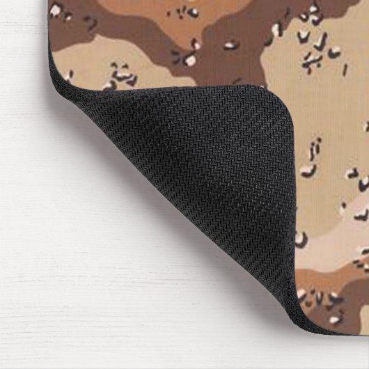 Schokoladen-Chip-Camouflage-Mausunterlage Mousepad (Ecke)