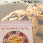Schokoladen Chip Cookie Zeit Cottage Teetuch Geschirrtuch