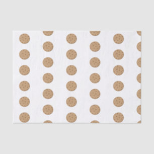 Schokoladen Chip Cookies Cute Illustriert Seidenpapier