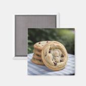 Schokoladen Chip Cookies Magnet (Vorderseite/Rückseite)