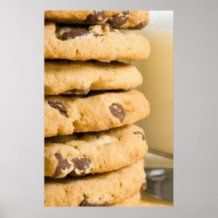 Schokoladen Chip Cookies Poster Drucke