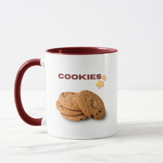 Schokoladen Chip Cookies Tasse