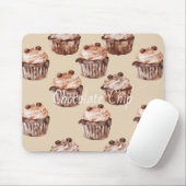 Schokoladen-Chip-Cupcakes Mousepad (Mit Mouse)