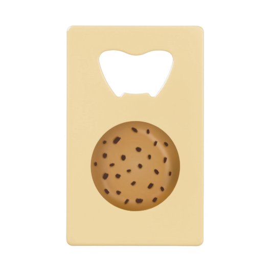 Schokoladen-Chip-Keks  Geldbeutel Flaschenöffner (Vorderseite)