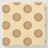 Schokoladen-Chip-Keks  Steinuntersetzer (Vorderseite)