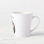 Schokoladen-Cupcake-Erdbeerherz Milchtasse (Rechts)