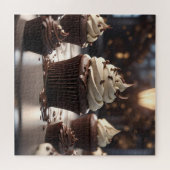 Schokoladen-Cupcakes Puzzle (Horizontal)
