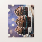 Schokoladen-Cupcakes Puzzle (Vertikal)