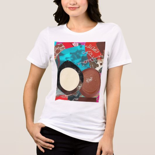 Schokoladen Dinge Tri-Blend Shirt (Vorderseite)