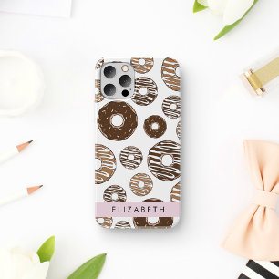 Schokoladen-Donuts, Karamell-Donuts, Zuckerguss, I iPhone 16 Hülle