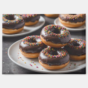 Schokoladen-Donuts Magnet