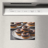 Schokoladen-Donuts Magnet (In Situ (Geschirrspüler))