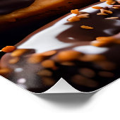 Schokoladen-Donuts Poster (Ecke)