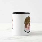 Schokoladen-Drip-Donut-Tasse Tasse (Zentrum)