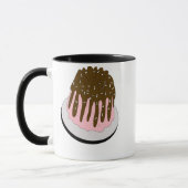Schokoladen-Drip-Donut-Tasse Tasse (Links)
