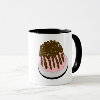 Schokoladen-Drip-Donut-Tasse Tasse