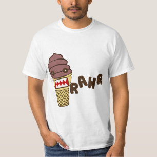 Schokoladen-Eiscreme-Monster RAWR T-Shirt