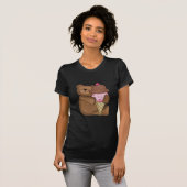 Schokoladen-Eiscreme-Teddybär T-Shirt (Vorne ganz)