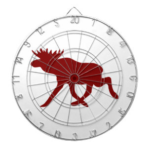 Schokoladen-Elche Dartscheibe