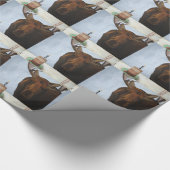 Schokoladen-Elche Geschenkpapier (Ecke)