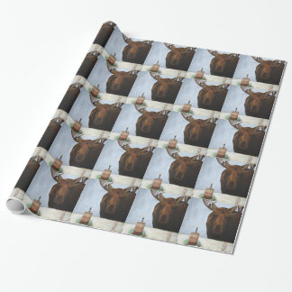 Schokoladen-Elche Geschenkpapier