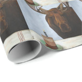 Schokoladen-Elche Geschenkpapier (Rolleneckpunkt)