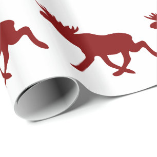 Schokoladen-Elche Geschenkpapier