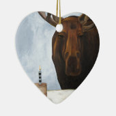 Schokoladen-Elche Keramikornament (Rechts)