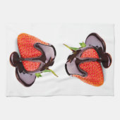 Schokoladen-Erdbeere Küchentuch (Horizontal)