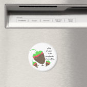 Schokoladen Erdbeeren Magnet (In Situ (Geschirrspüler))