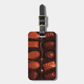 Schokoladen Gepäckanhänger (Vorderseite vertikal)