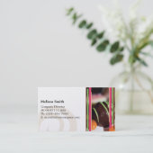 Schokoladen-Geschäfts-Visitenkarte-Schablone Visitenkarte (Stehend Vorderseite)